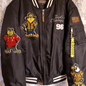 Top Gun Store Black  Bomber jacket in XL